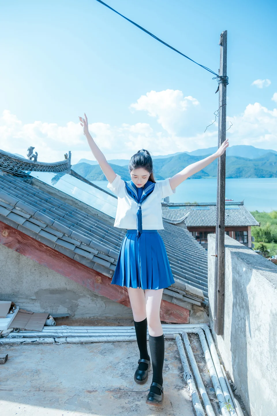 年年 - 泡沫之夏JK [78P-385MB] tg@simisebaisi 【丝足阁】024.webp